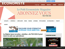 Tablet Screenshot of lepetiteconomiste.com